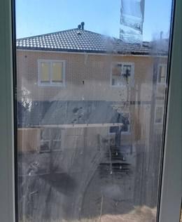 Окно до мытья